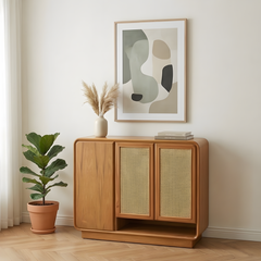 Oakline Wood Shoe Cabinet