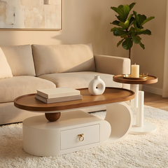 Lior Natural Wood Coffee Table