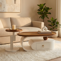 Lior Natural Wood Coffee Table