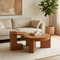 Kairo Natural Wood Coffee Table