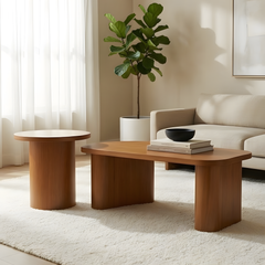 Conc Natural Wood Coffee Table