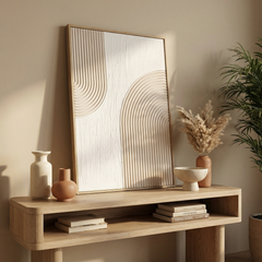 Arc Form – Handmade Textured Wall Art