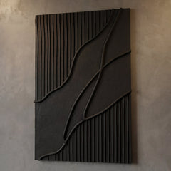 Black Carbon – Textured Wall Art