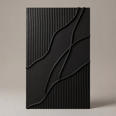 Black Carbon – Textured Wall Art