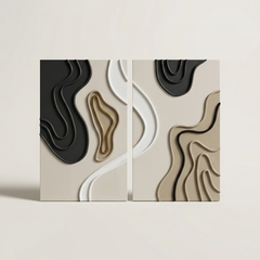 Dual Flow - Wall art