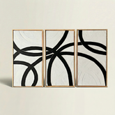 Blue Flow – Abstract Wall Art Set