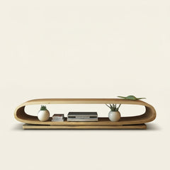 Loop Wood TV Unit