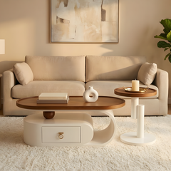 Lior Natural Wood Coffee Table