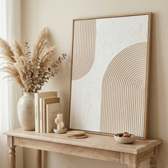 Arc Form – Handmade Textured Wall Art